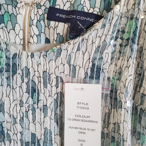 🆕️ French Connection Feather Feilds Dress - Picture 8 of 13